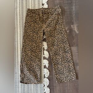 American Eagle Outfitters Leopard Print Jeans